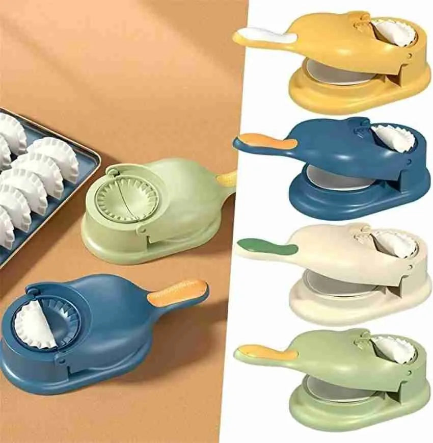 2 in 1 Dumpling Maker Machine - Make Delicious Dumplings, Ghughra, and Momos